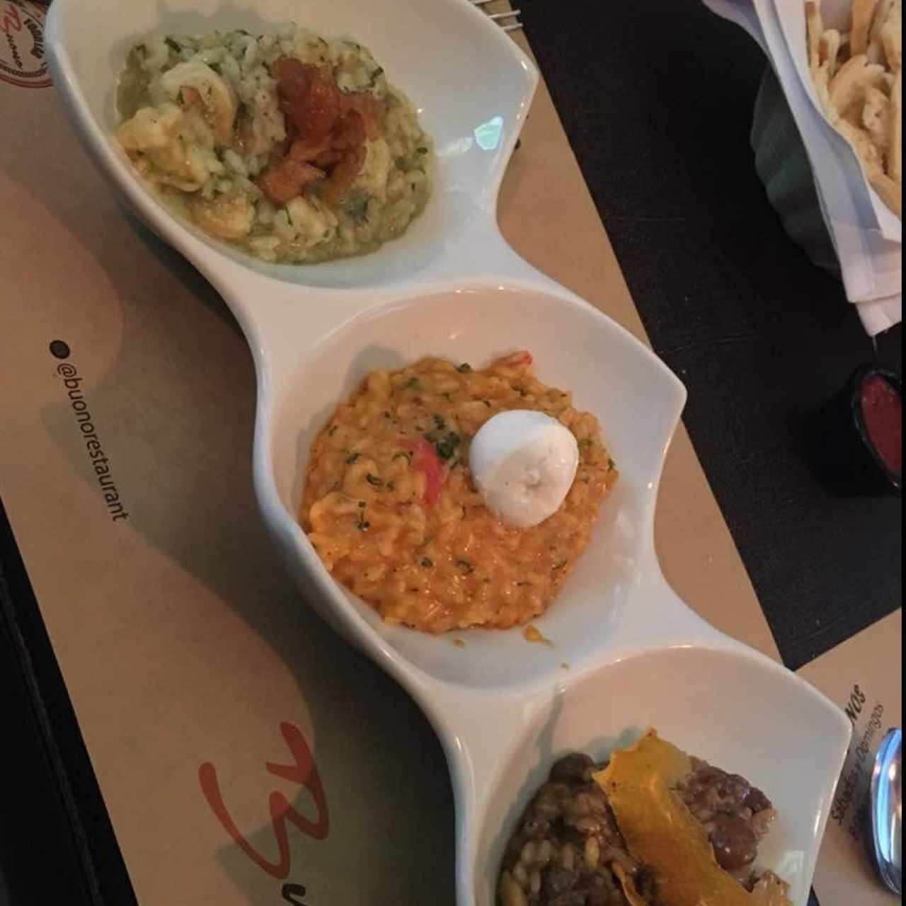 trio de rissotto
