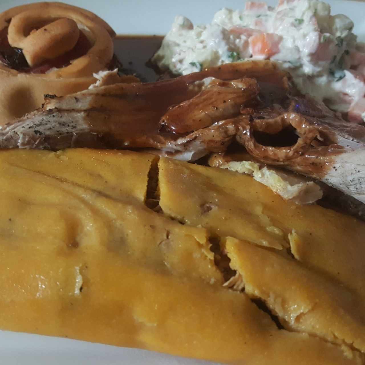 plato navideño