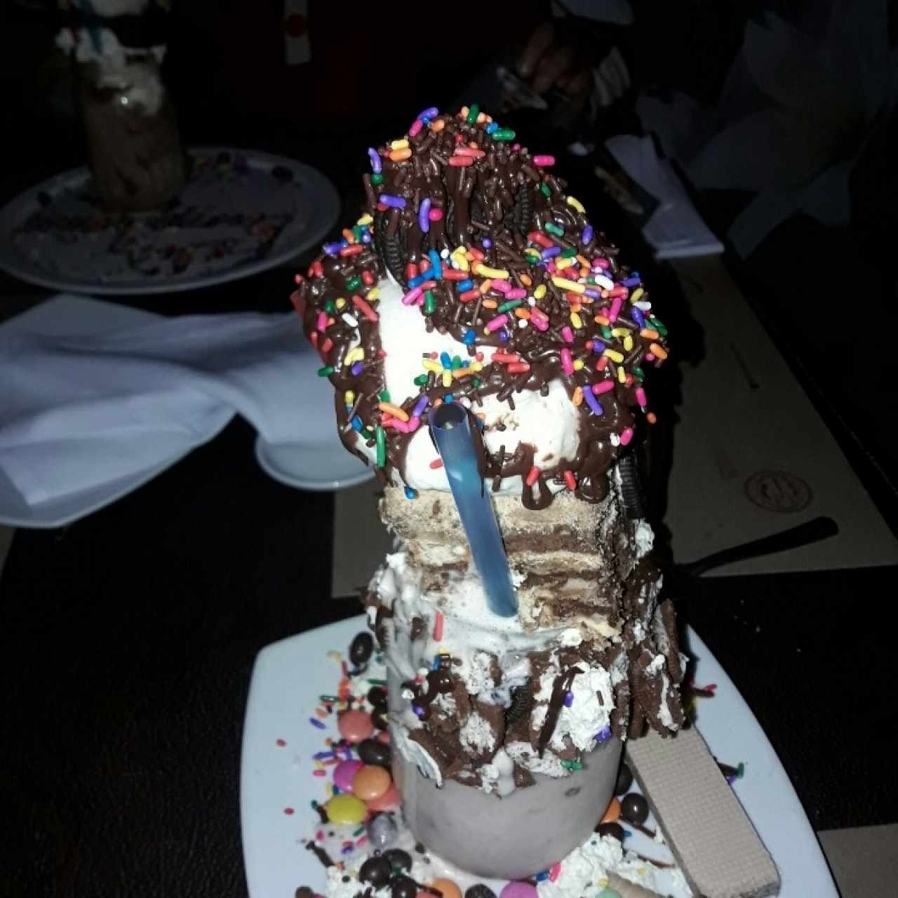 milk shake de oreo