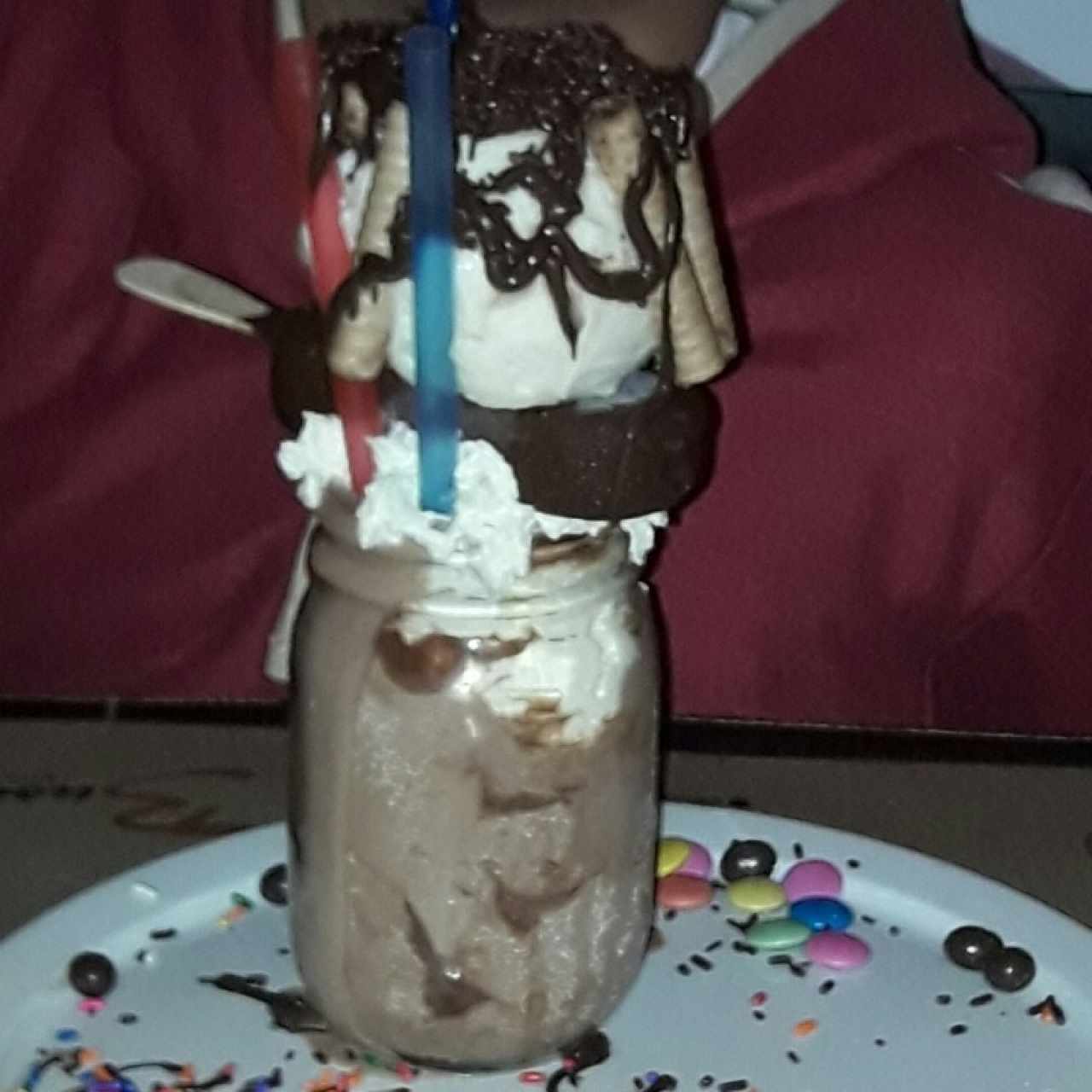 milk shake pastelado