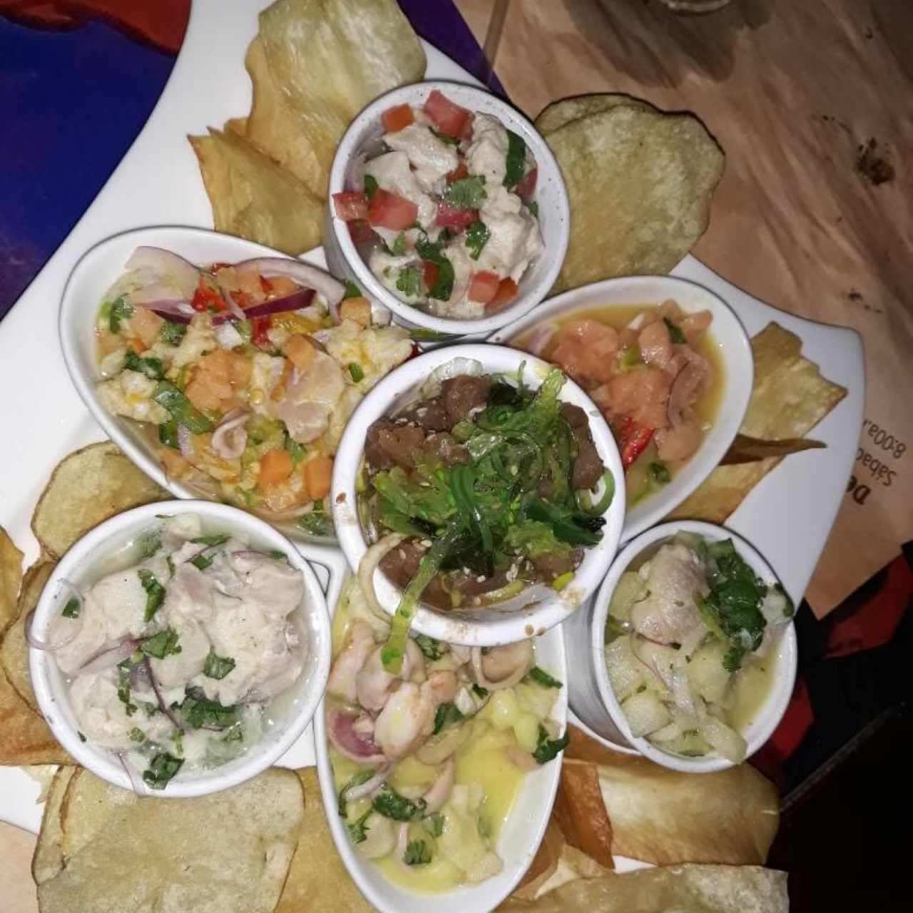 Degustacion de Ceviche 