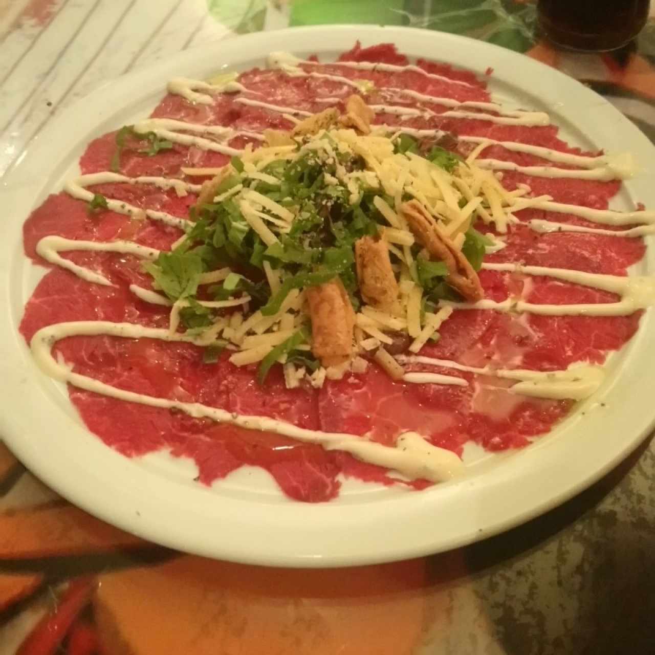 carpaccio de lomito