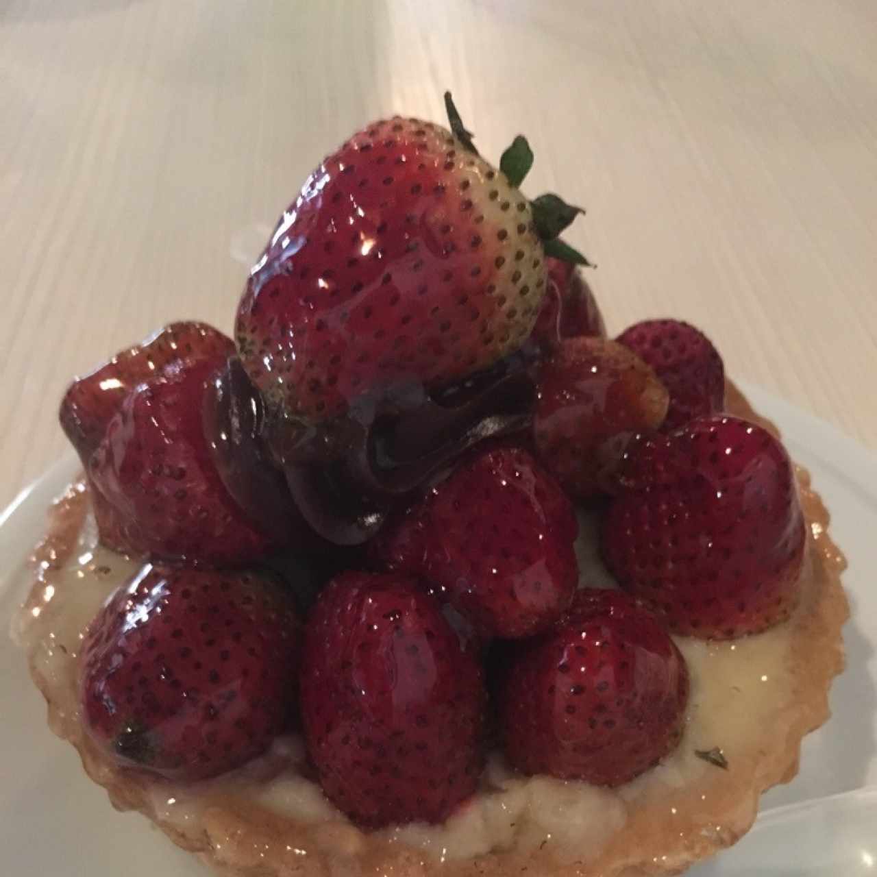 tartaleta de fresa grande