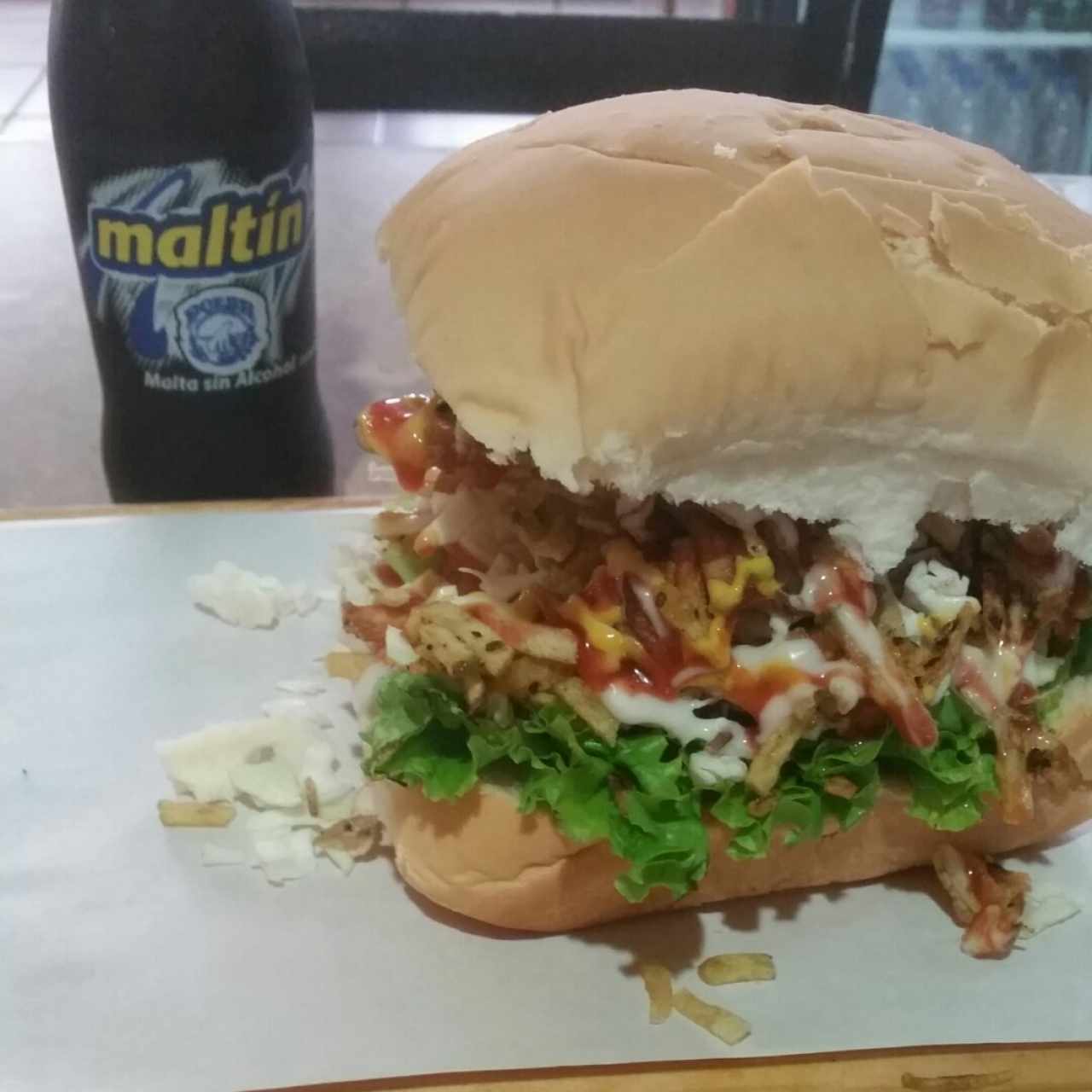 hamburguesa de pollo