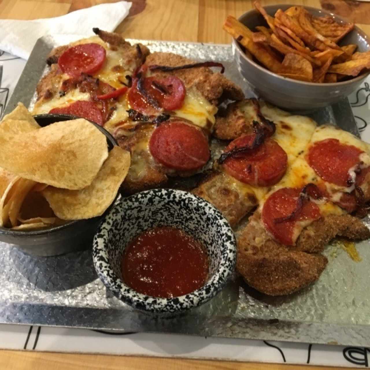 La pepperoni milanesa