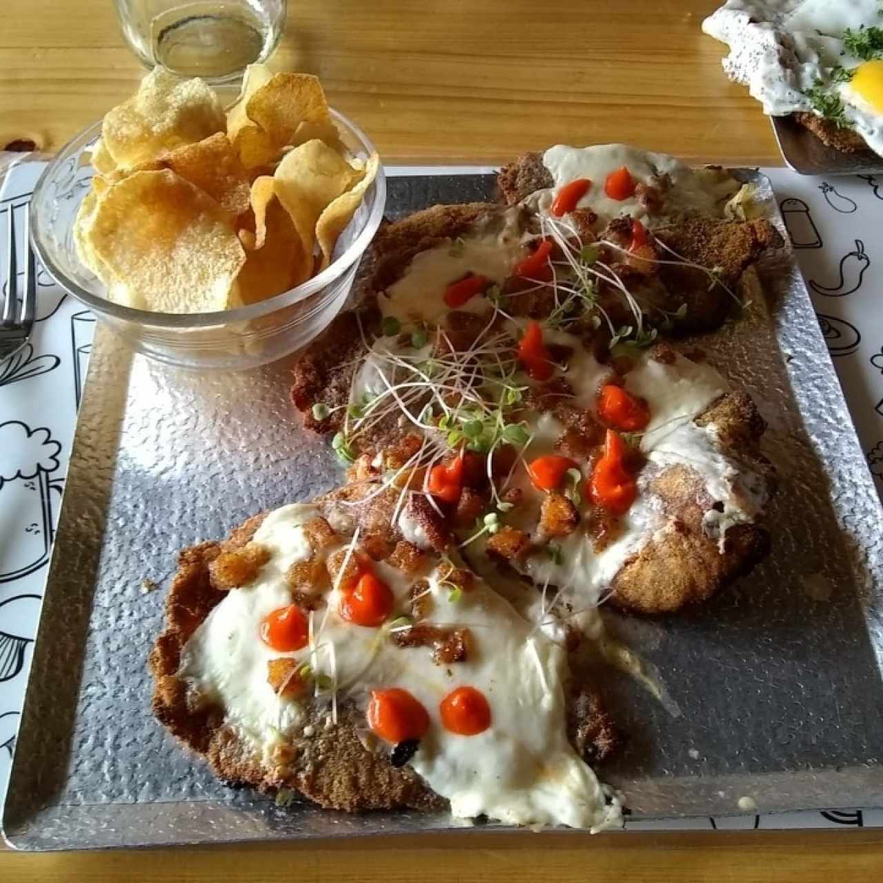 milanesa de carne criolla