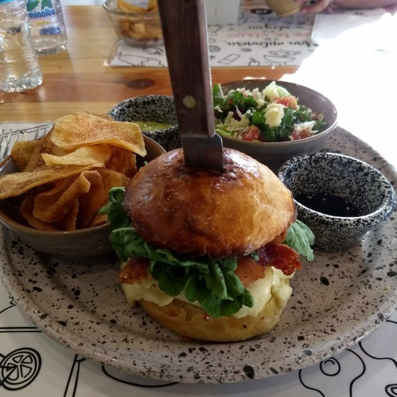 Hamburguesa pollo crispy