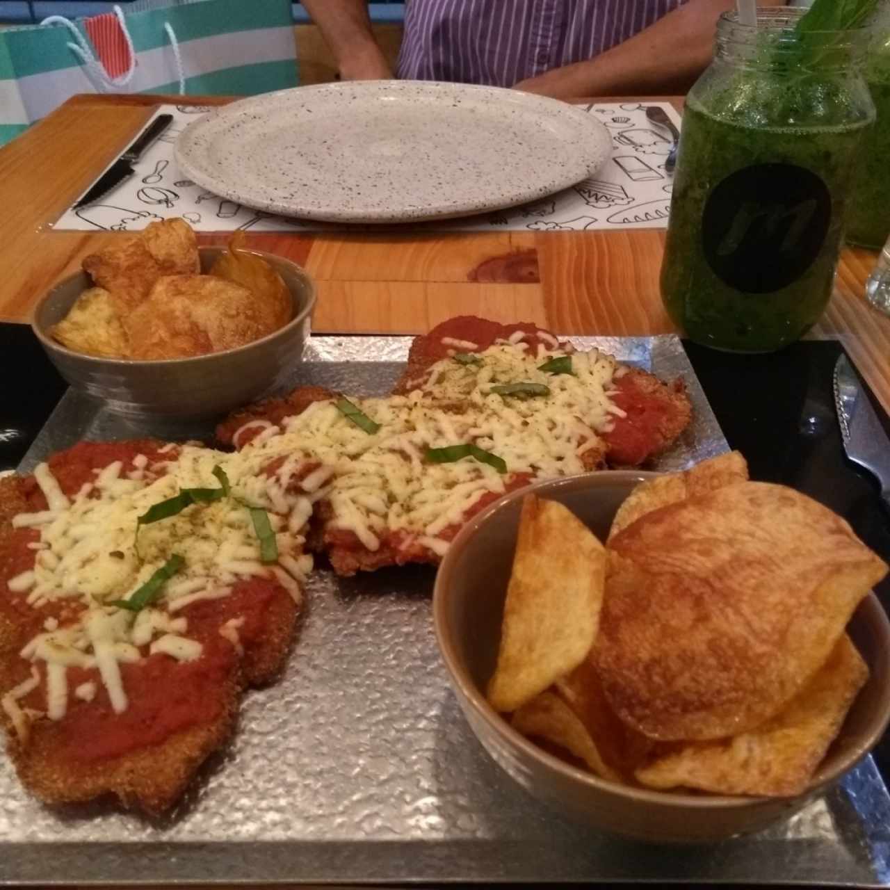 Milanesa a la parmesana