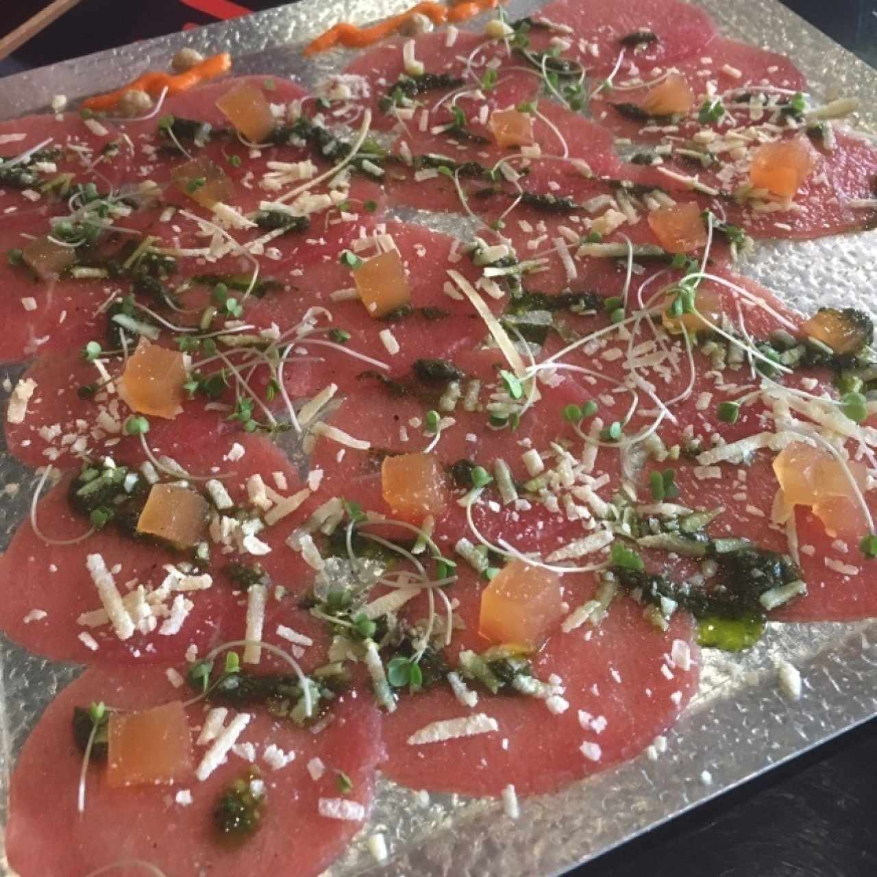 Carpaccio de lomito