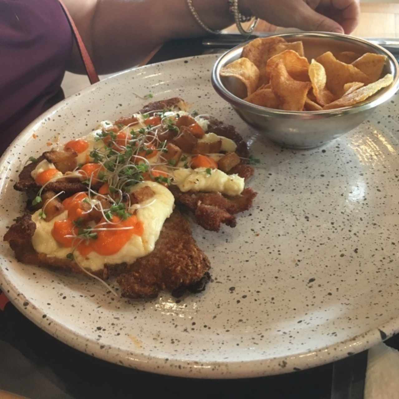 Milanesa criolla