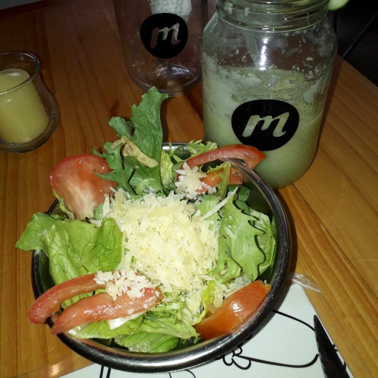 Ensalada Verde. El aderezo delicioso 