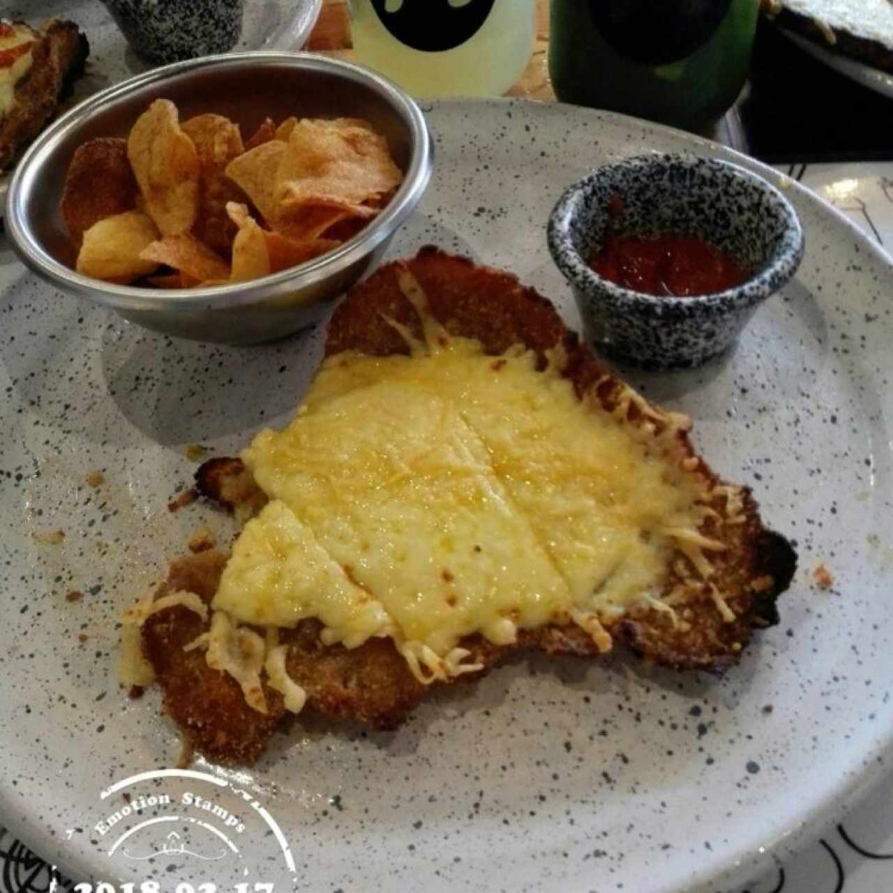 milanesa cuatro quesos 