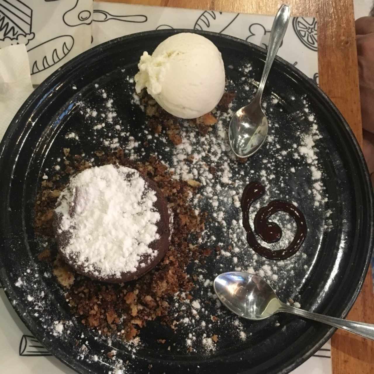 fondant de chocolante picante 