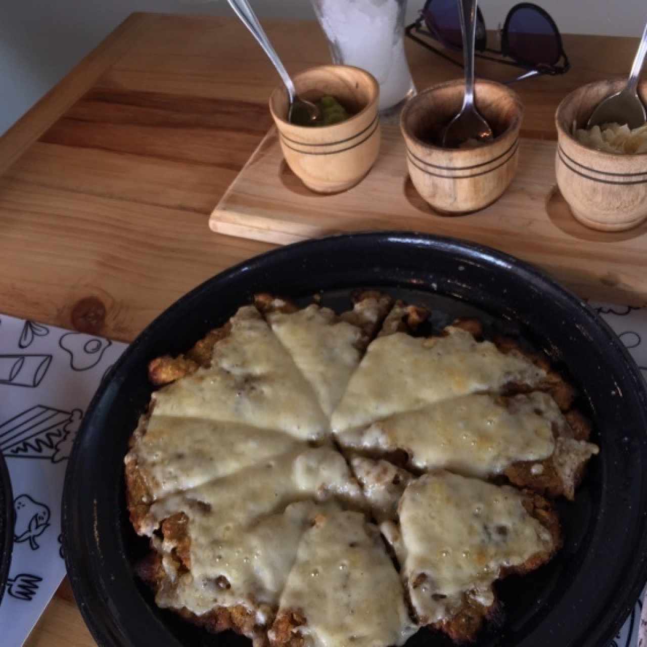 pizza de plátano