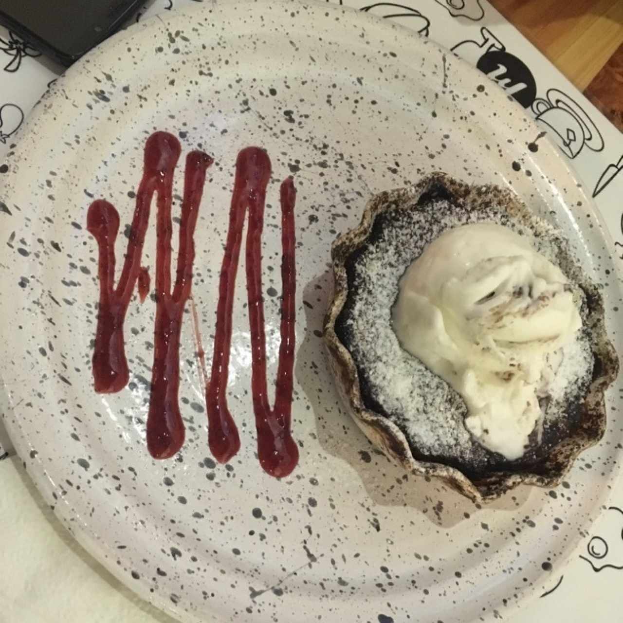 Galleta con helado