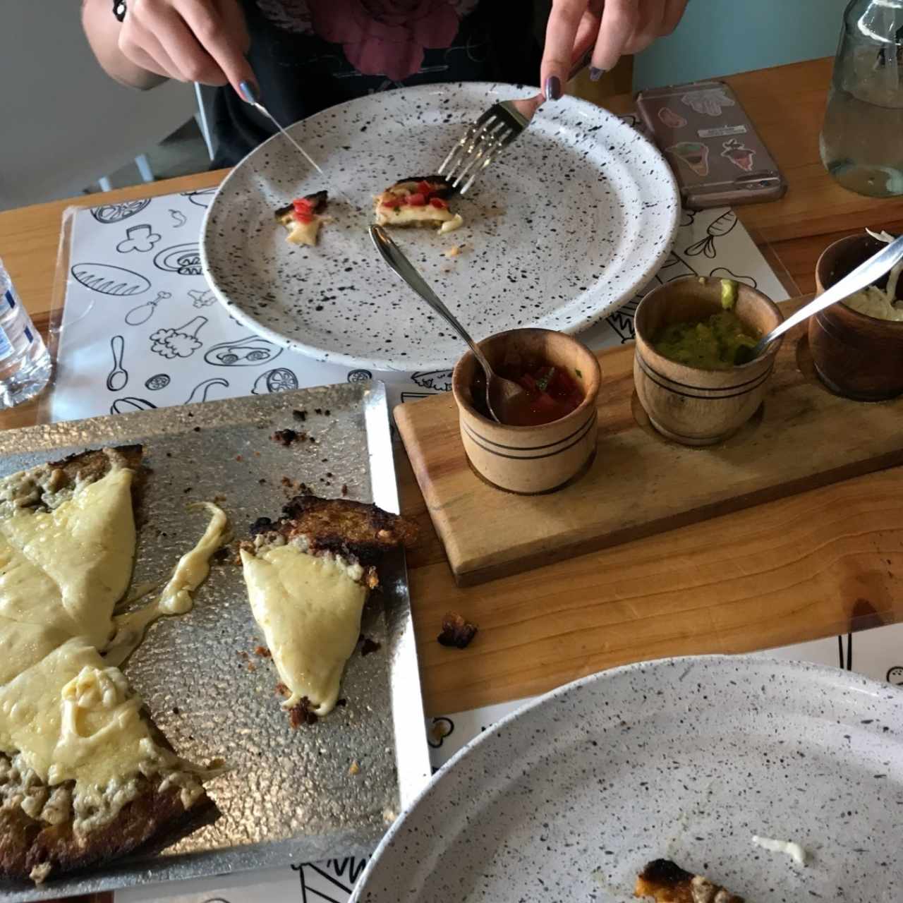 pizza de plátano