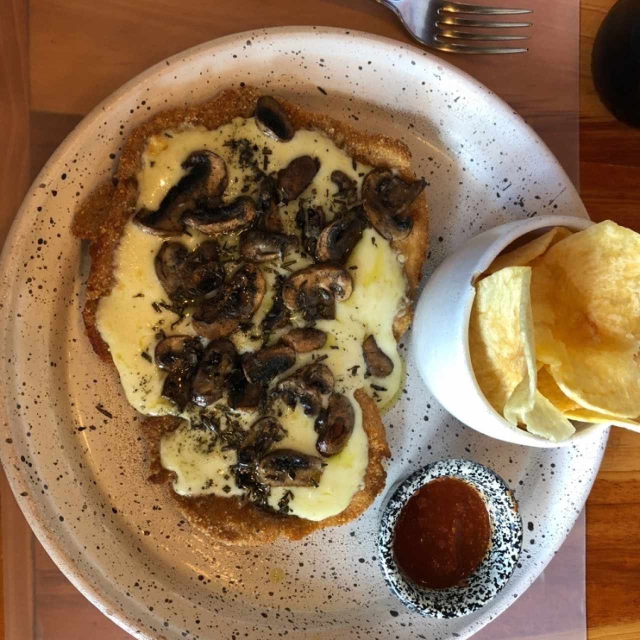 Milanesa Funghi