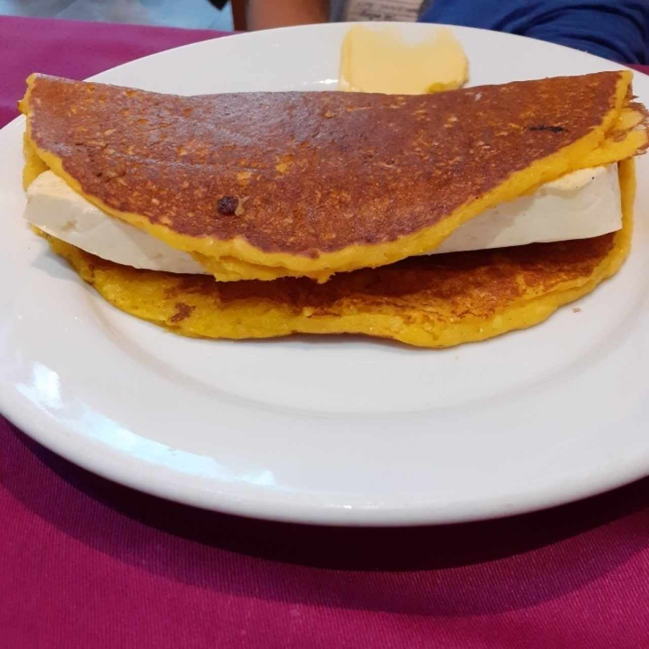 Cachapa con queso