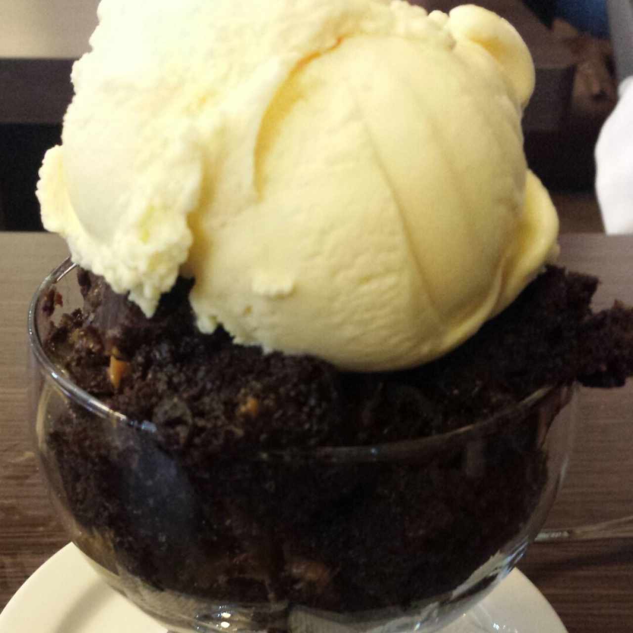 choco Arequipe con helado 
