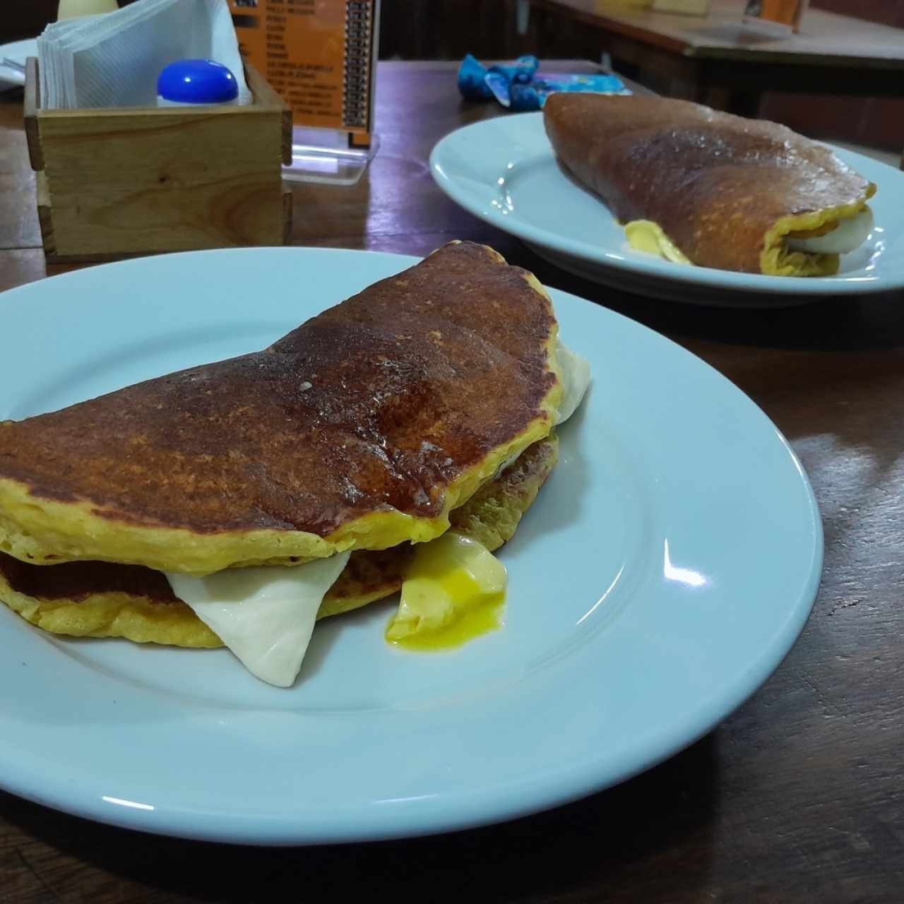 Cachapas con queso telita