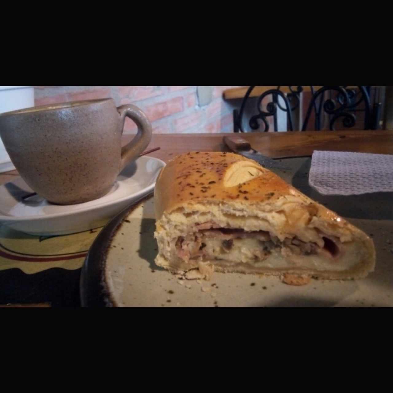 Stromboli de champiñones