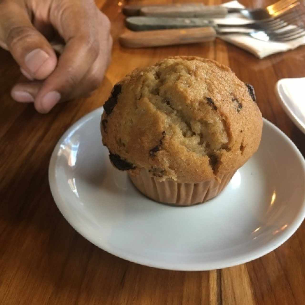 ponqué con chispas de chocolate 