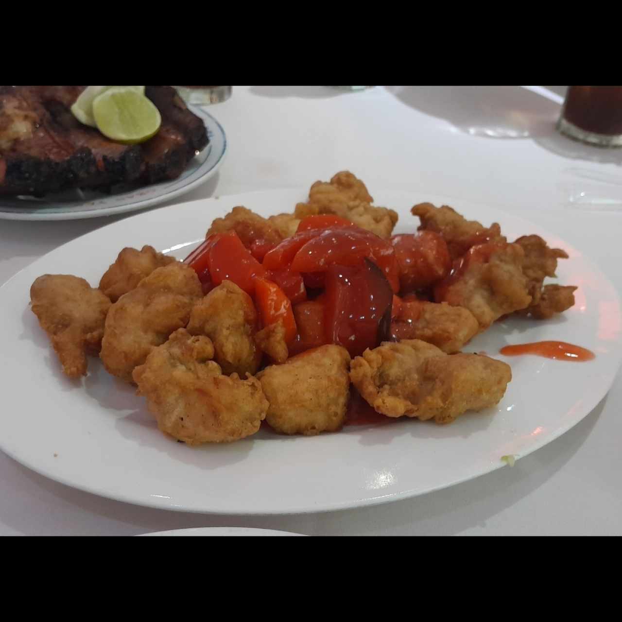 POLLO AGRIDULCE muy buena salsa