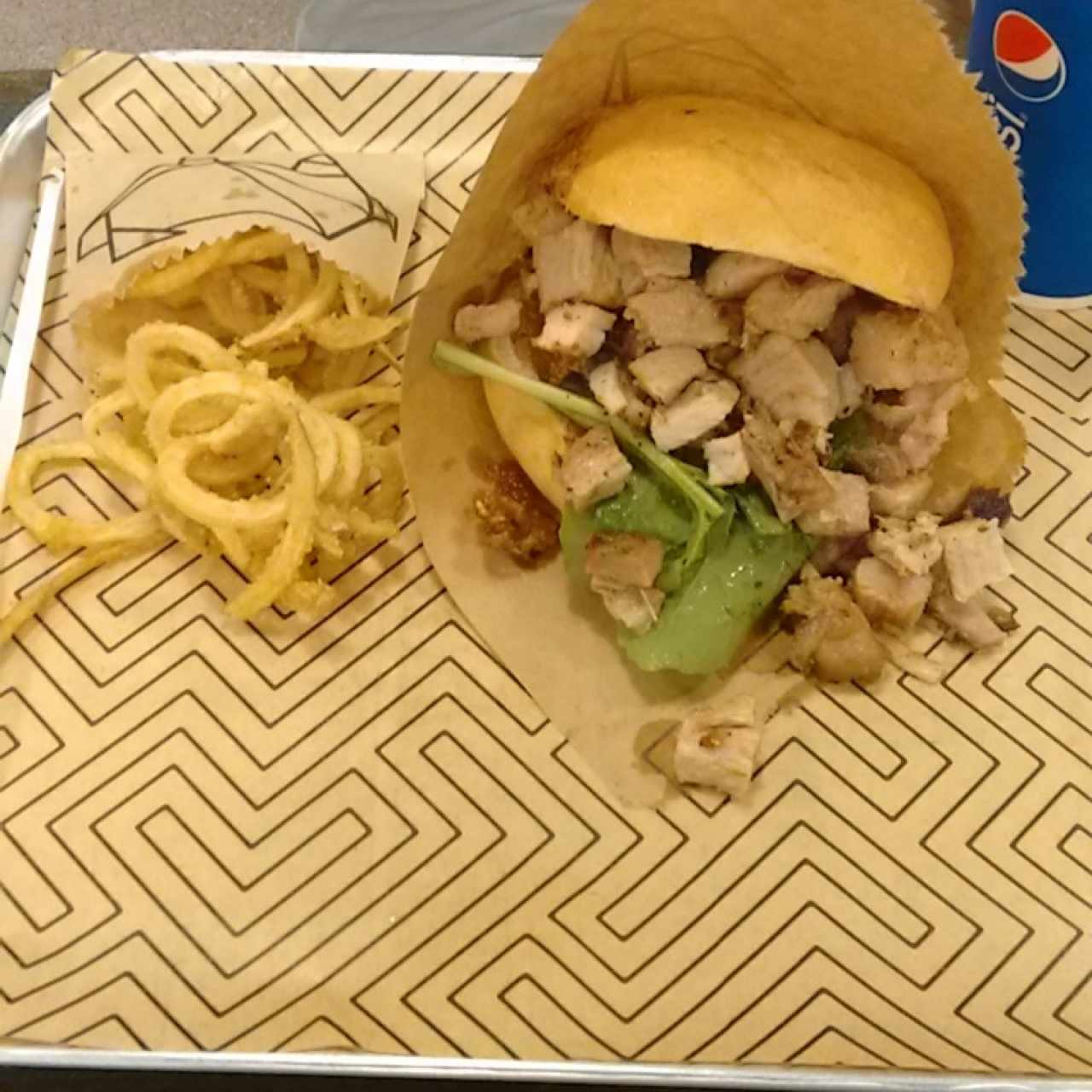 Porchetta con papas 