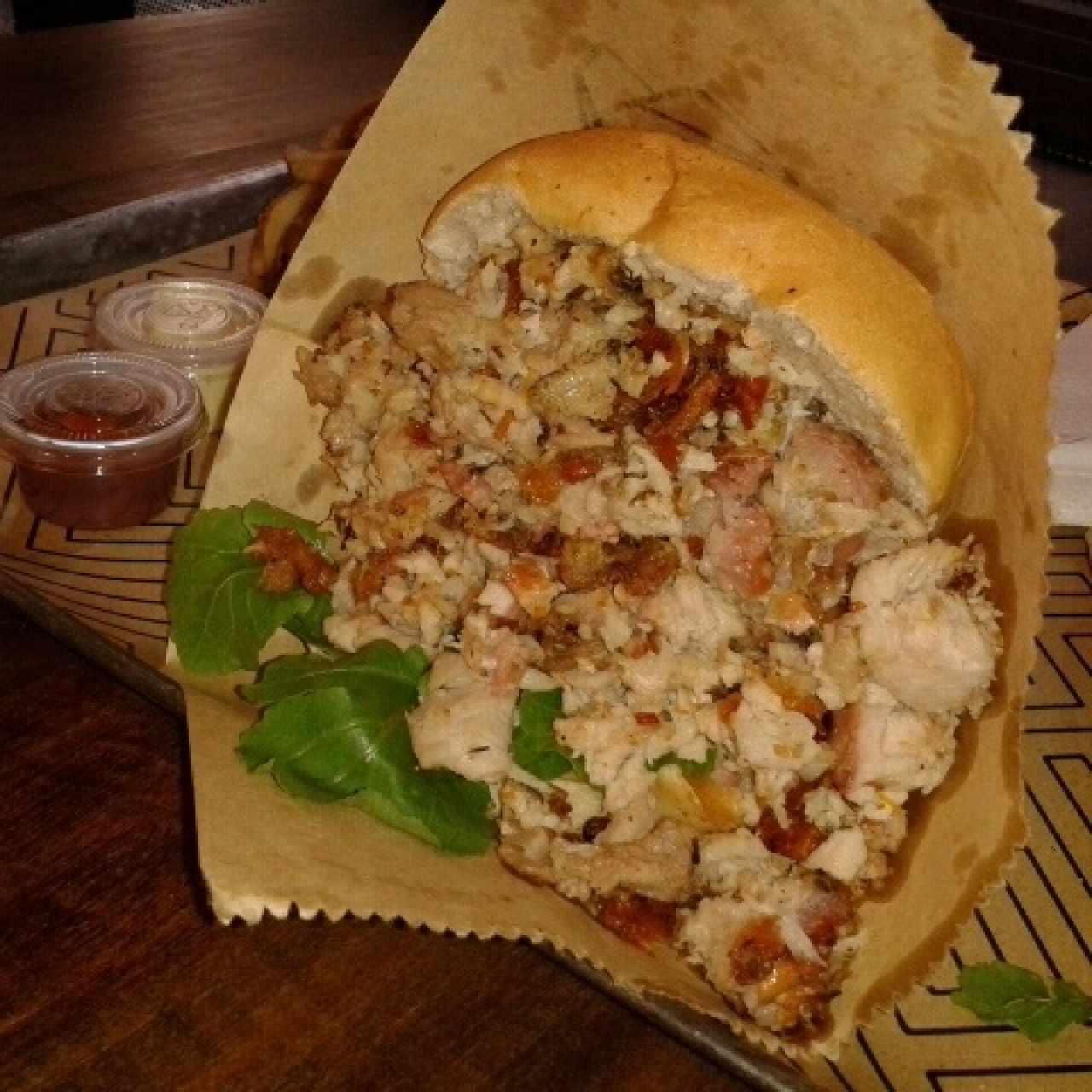 Sándwich de porchetta