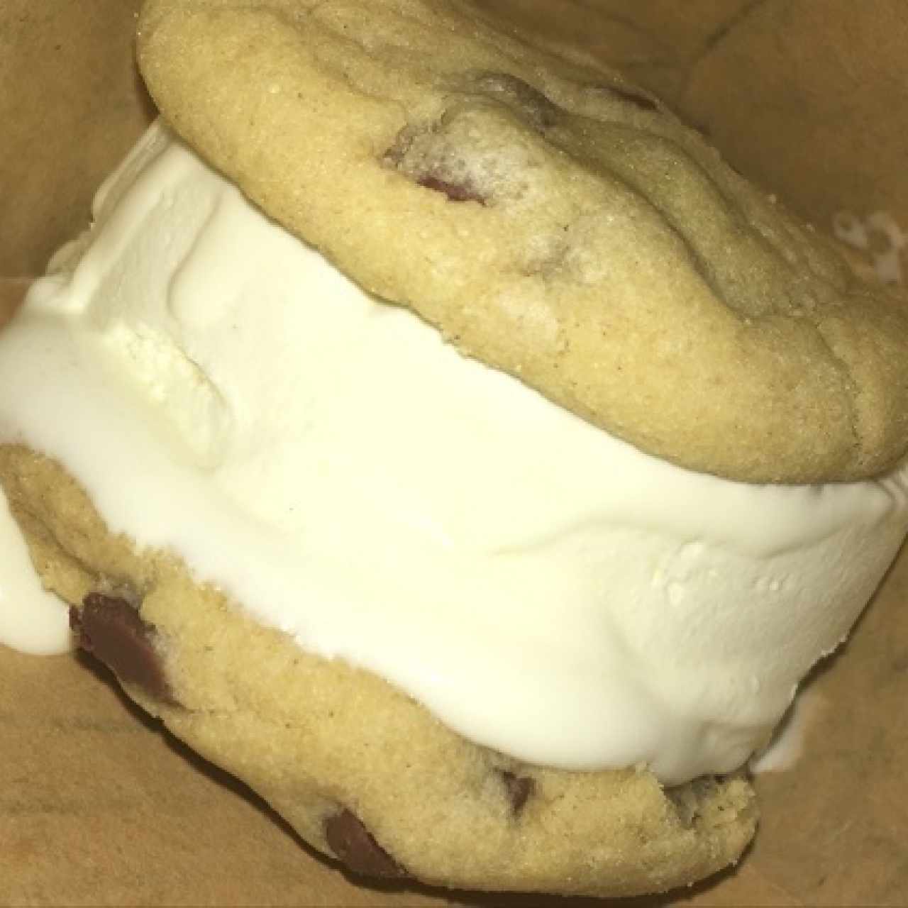 galleta con helado
