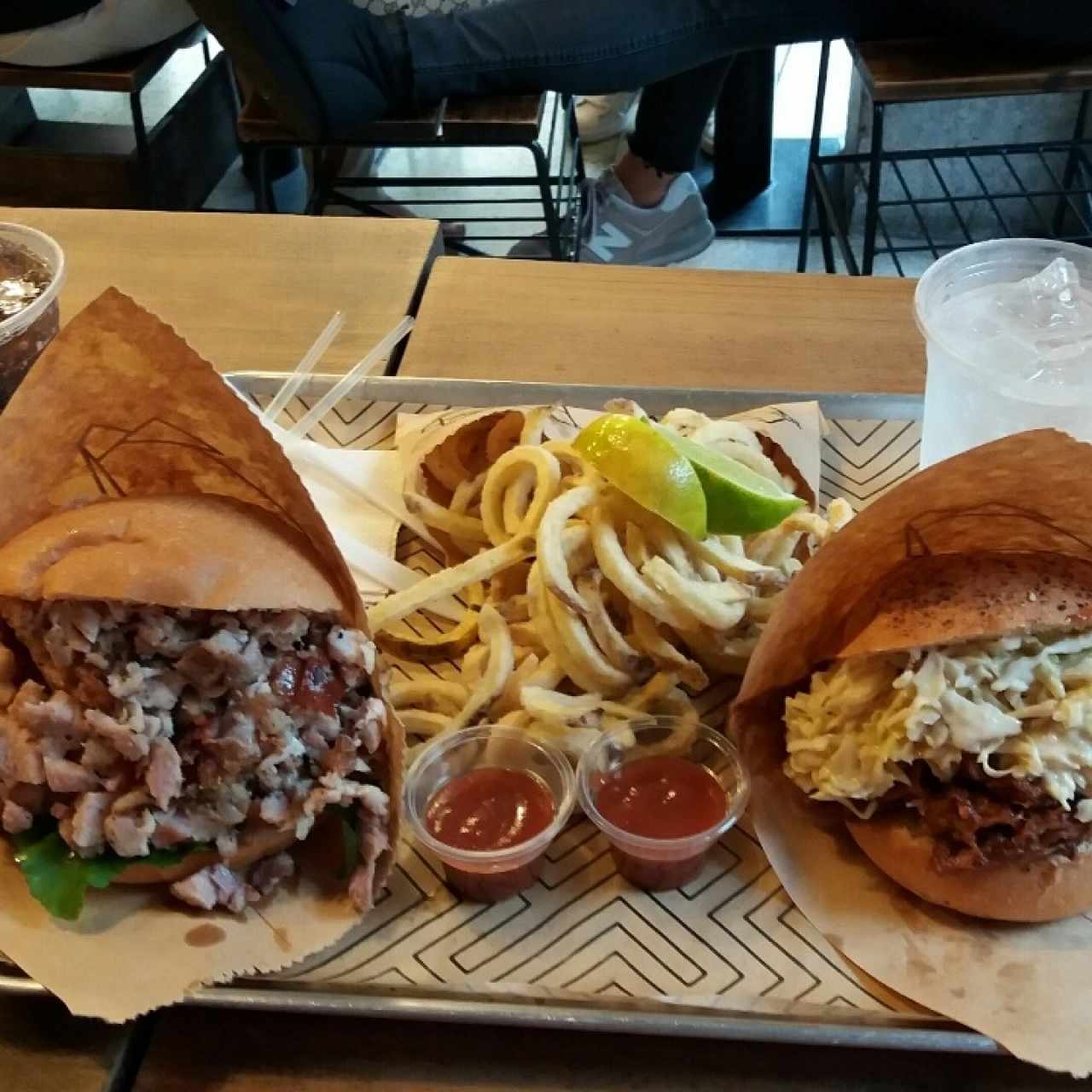 Porcheta y Pulled pork