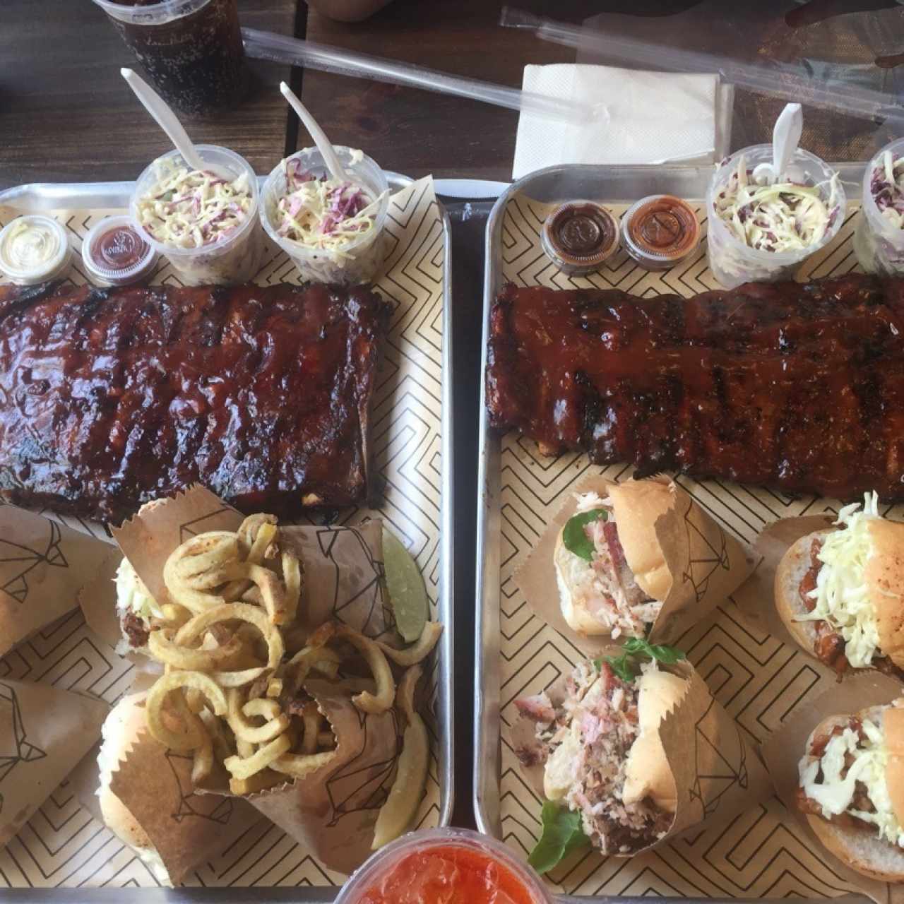 “La Bandeja” desde arriba