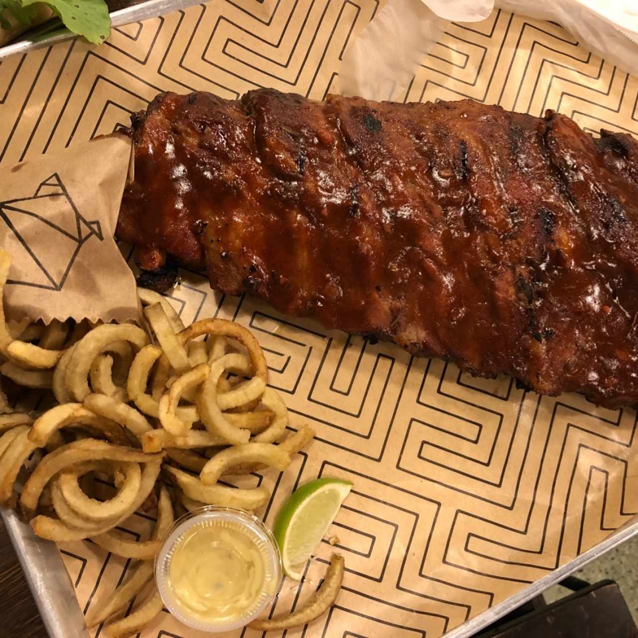Costilla... le da el nombre al local y estaba buenisima! 