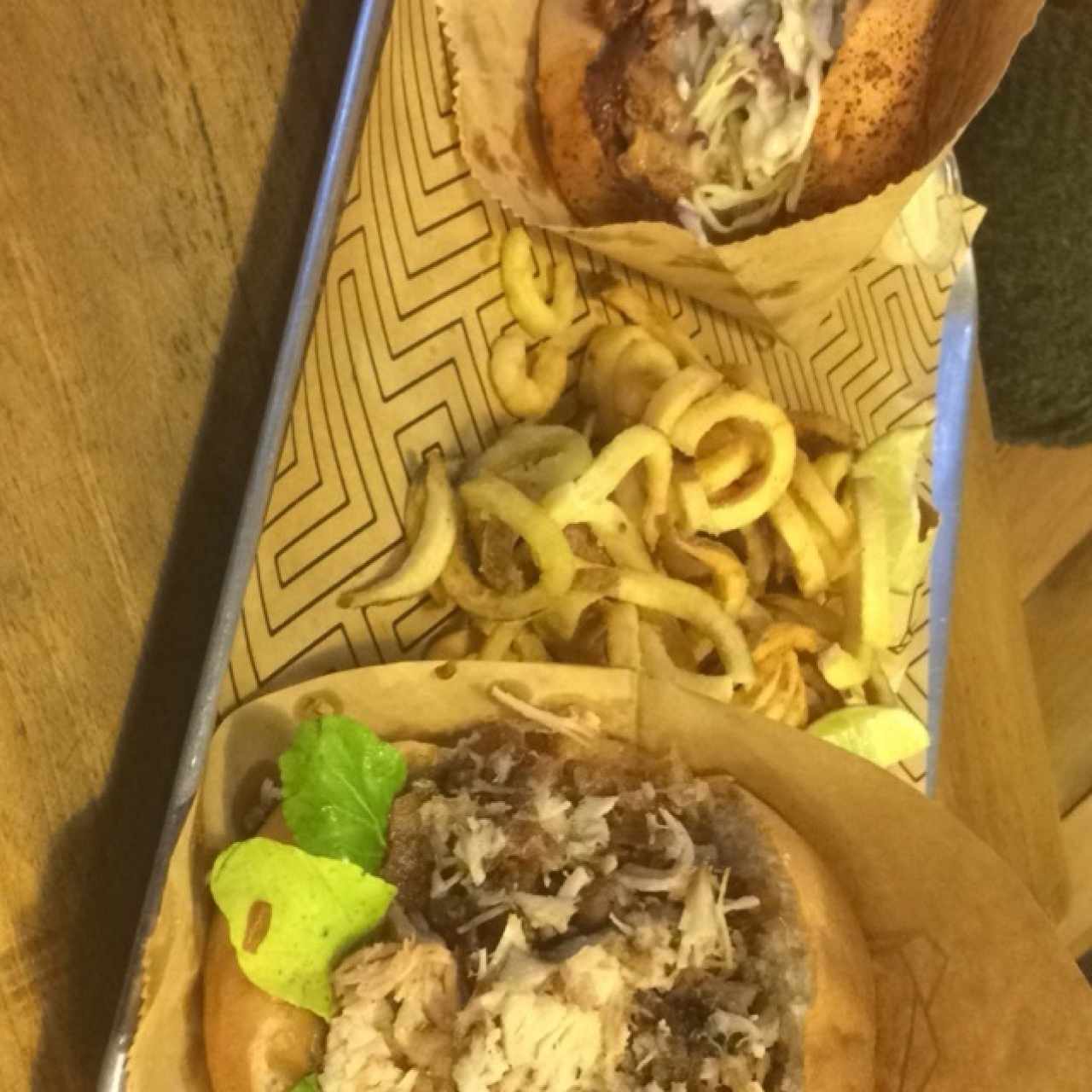 Porchetta y Pulled Pork.