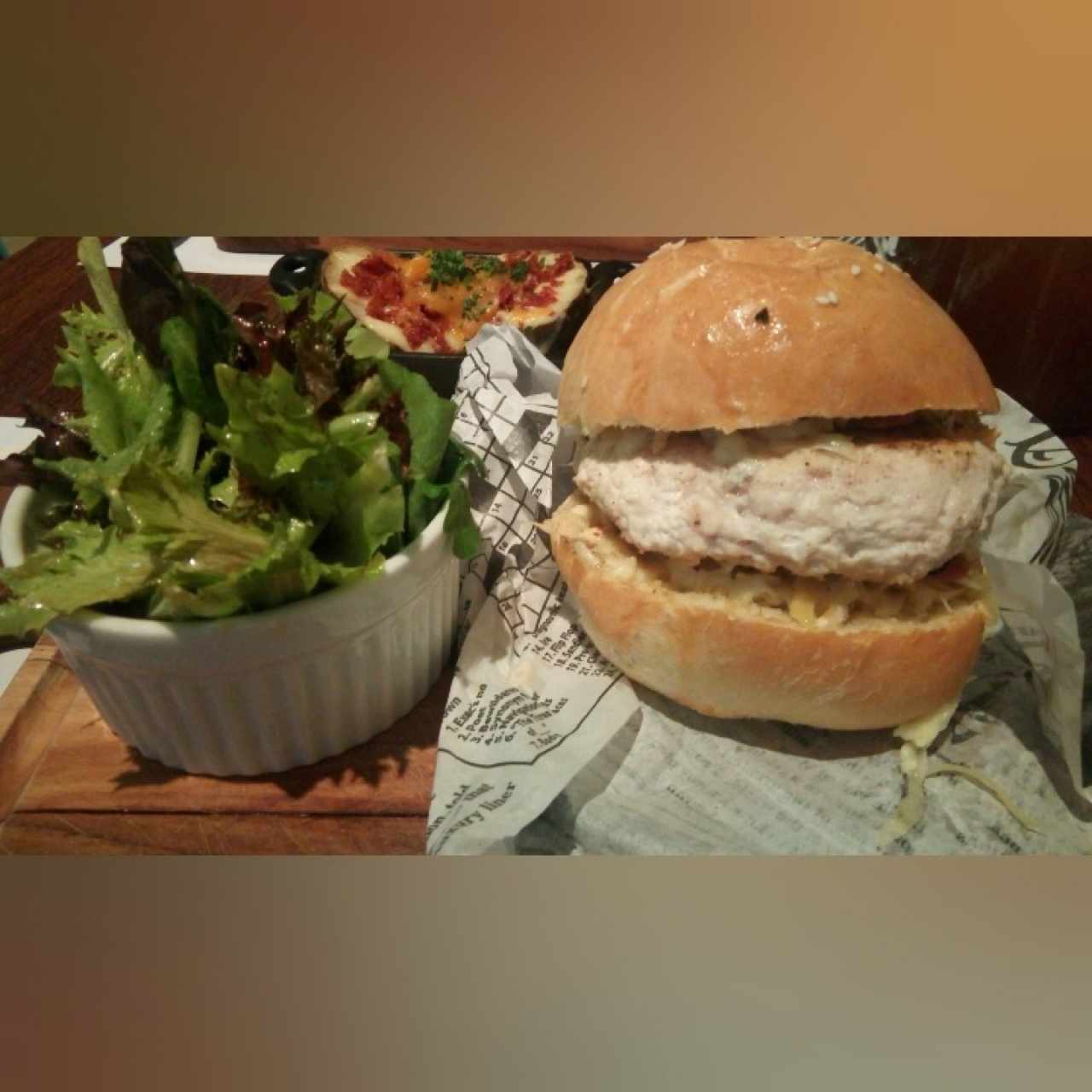 Hamburguesa de pollo