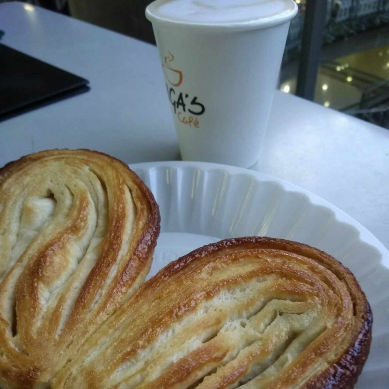 palmera y café
