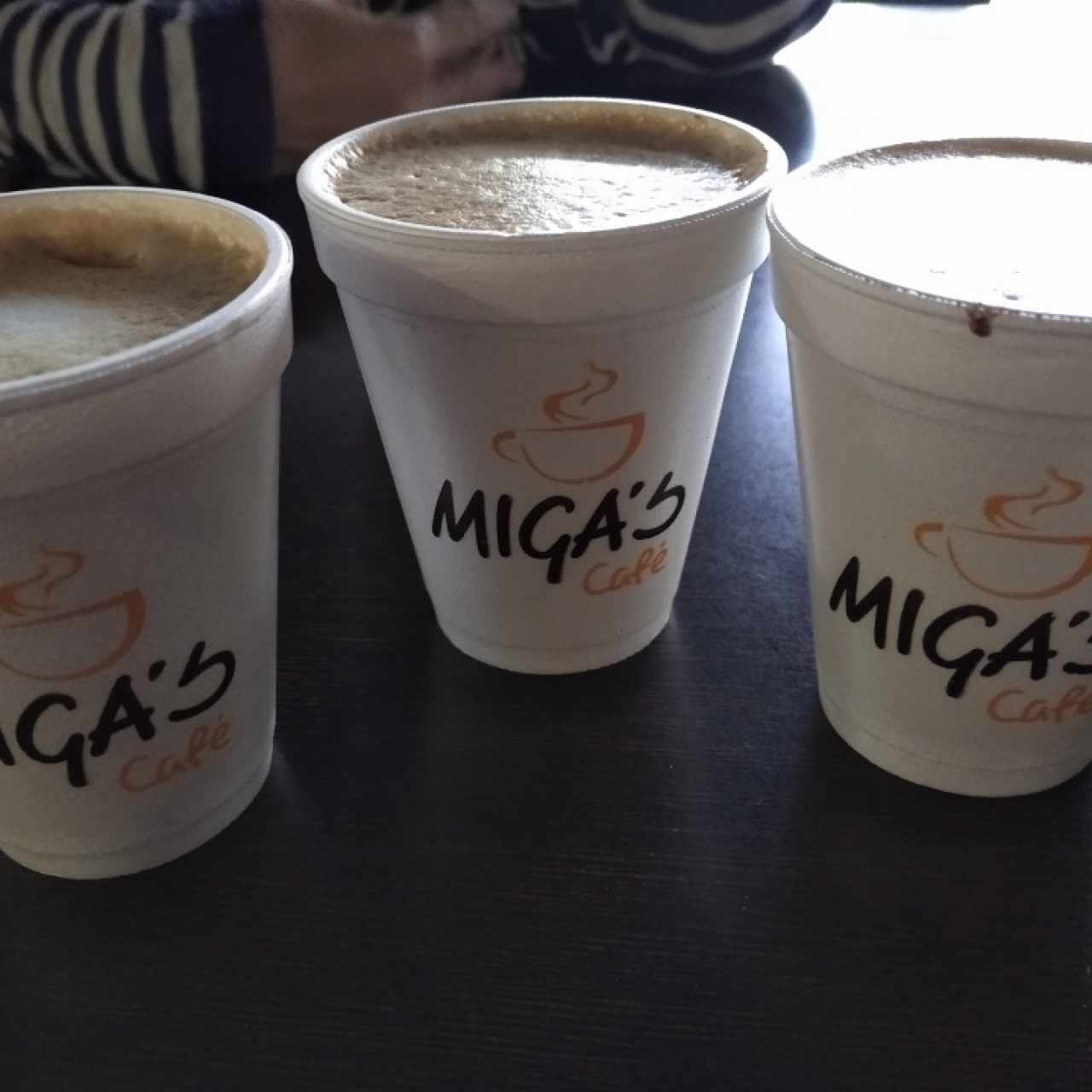 Café Marrón y con leche