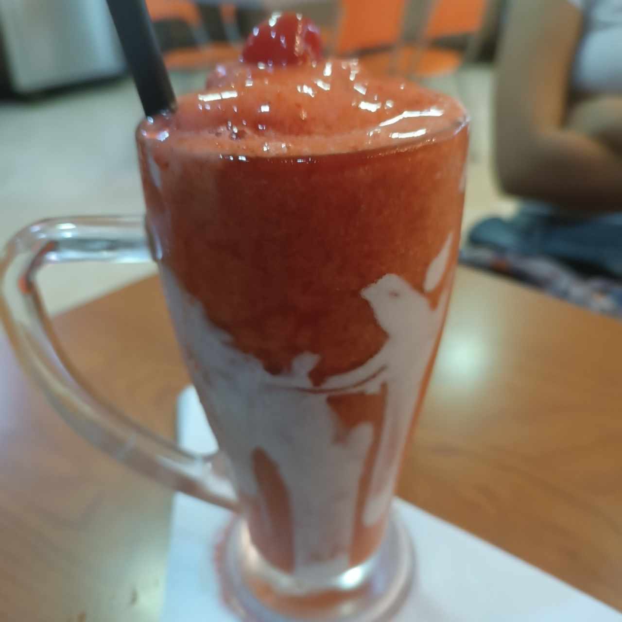 frappé de fresa 