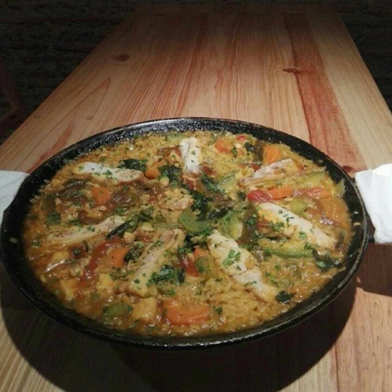 Paella de pescado