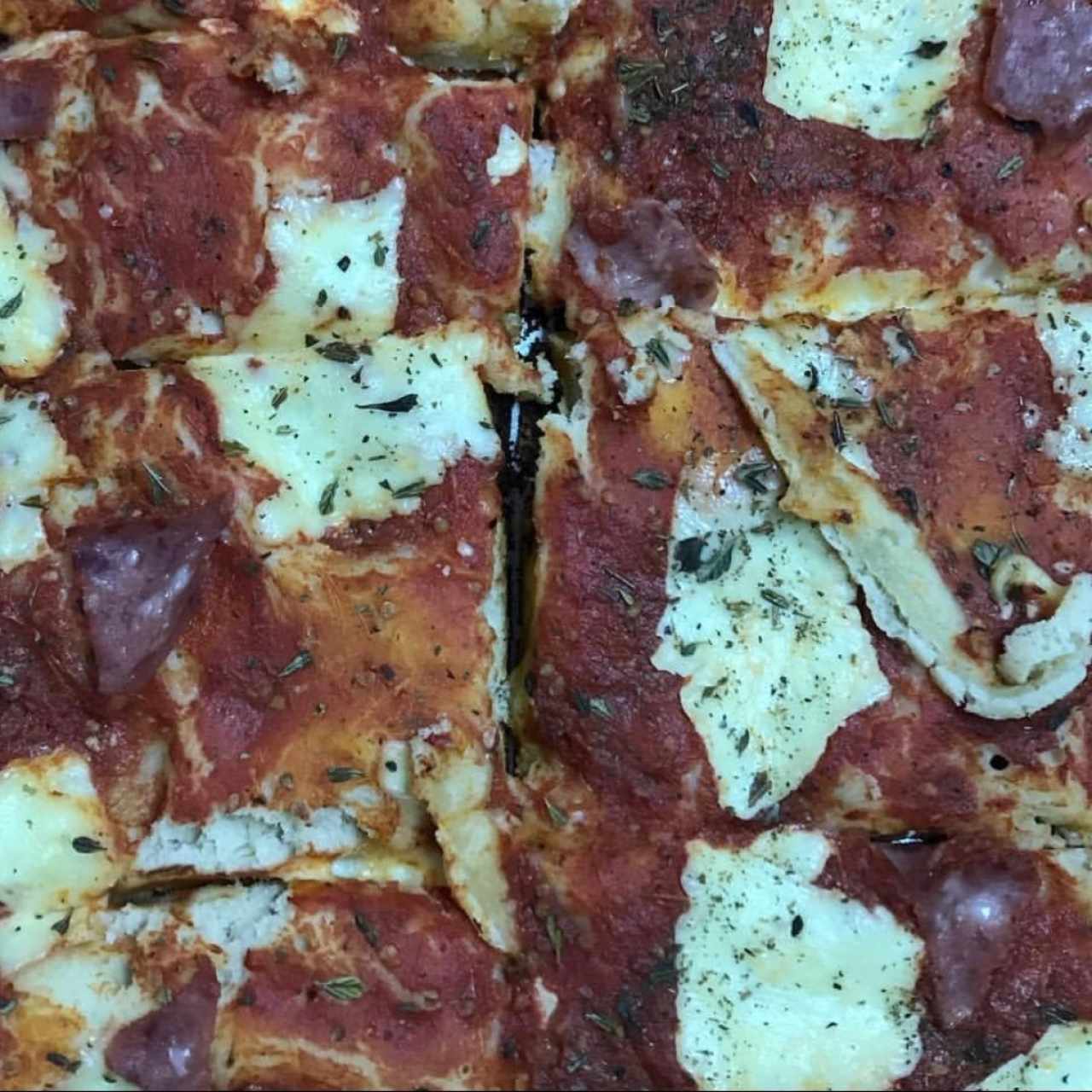 Pizza hecha en casa 