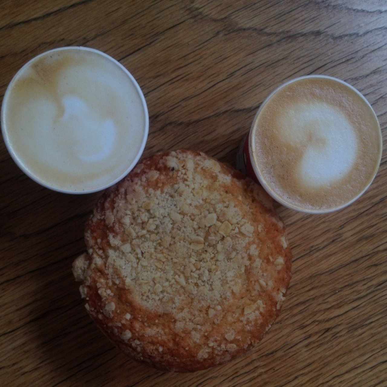 muffin de limon y latte de 4oz