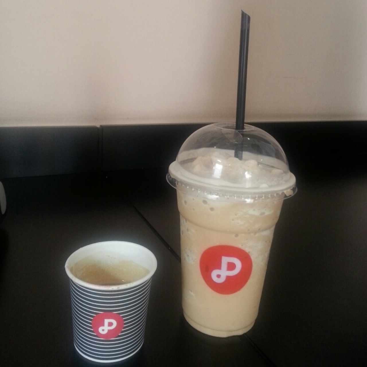 Ice Coffe y Bombón