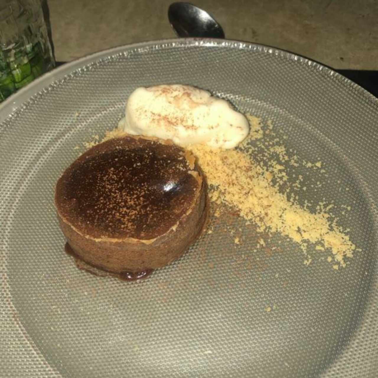 Volcán de chocolate