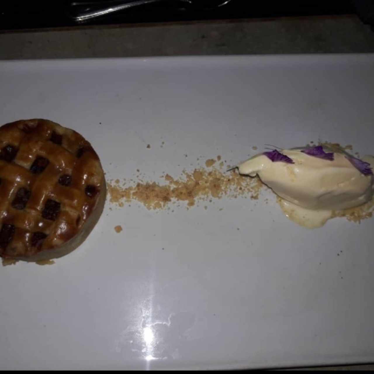 tartaleta de pina y aji dulce!. 