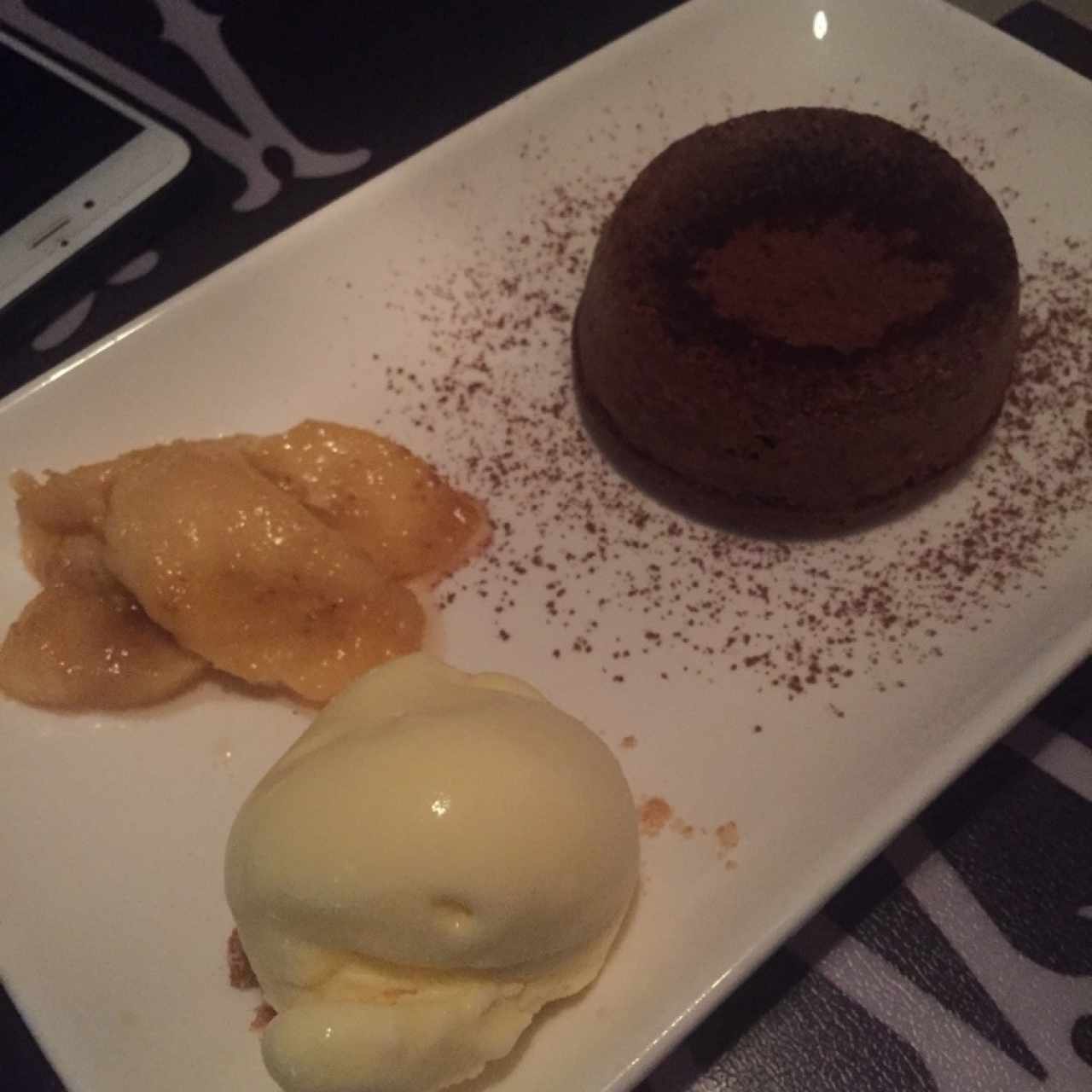 Volcan de chocolate
