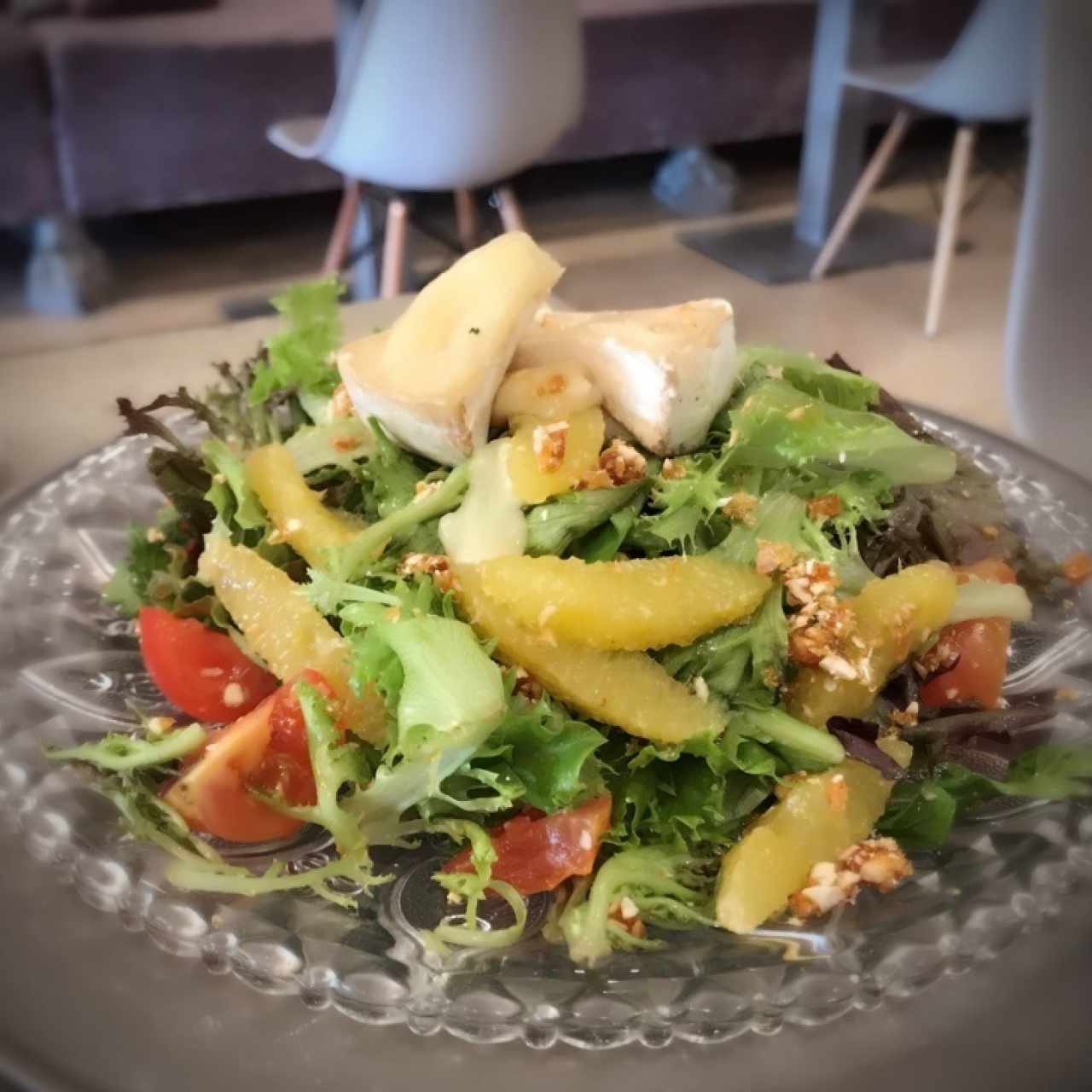 ensalada de queso de cabra 