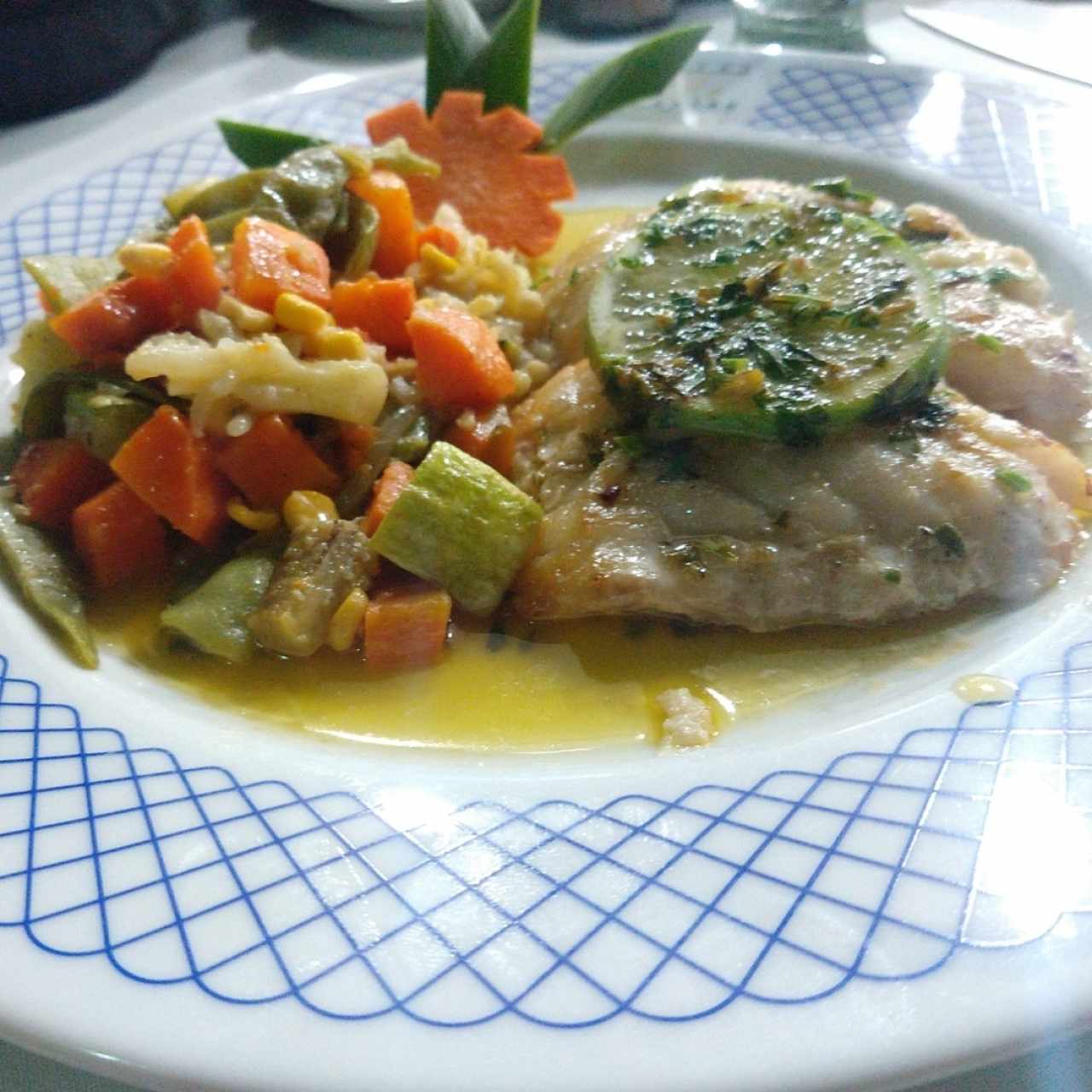 Filet de pargo al ajillo 