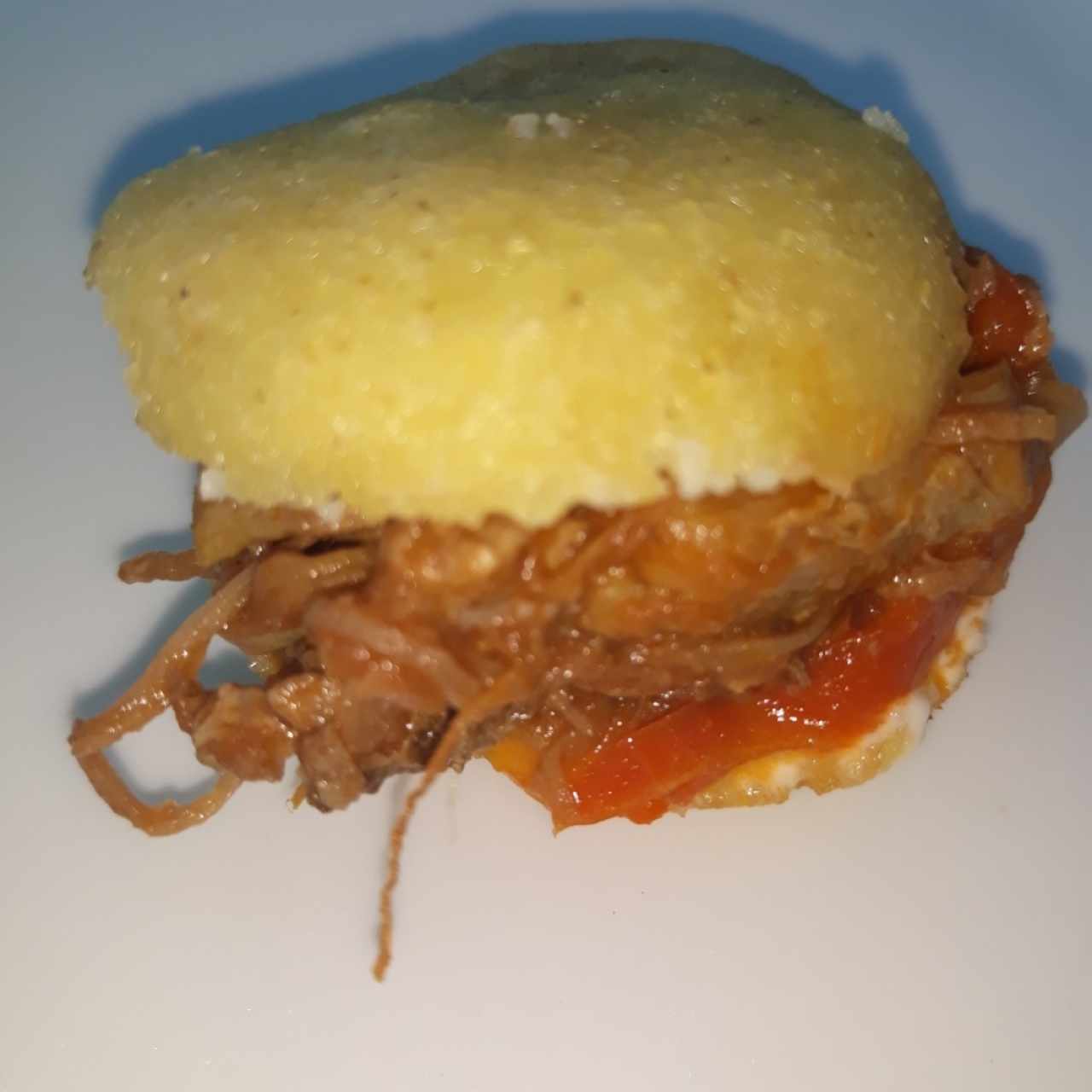 Arepita de Carne Mechada, Excelente