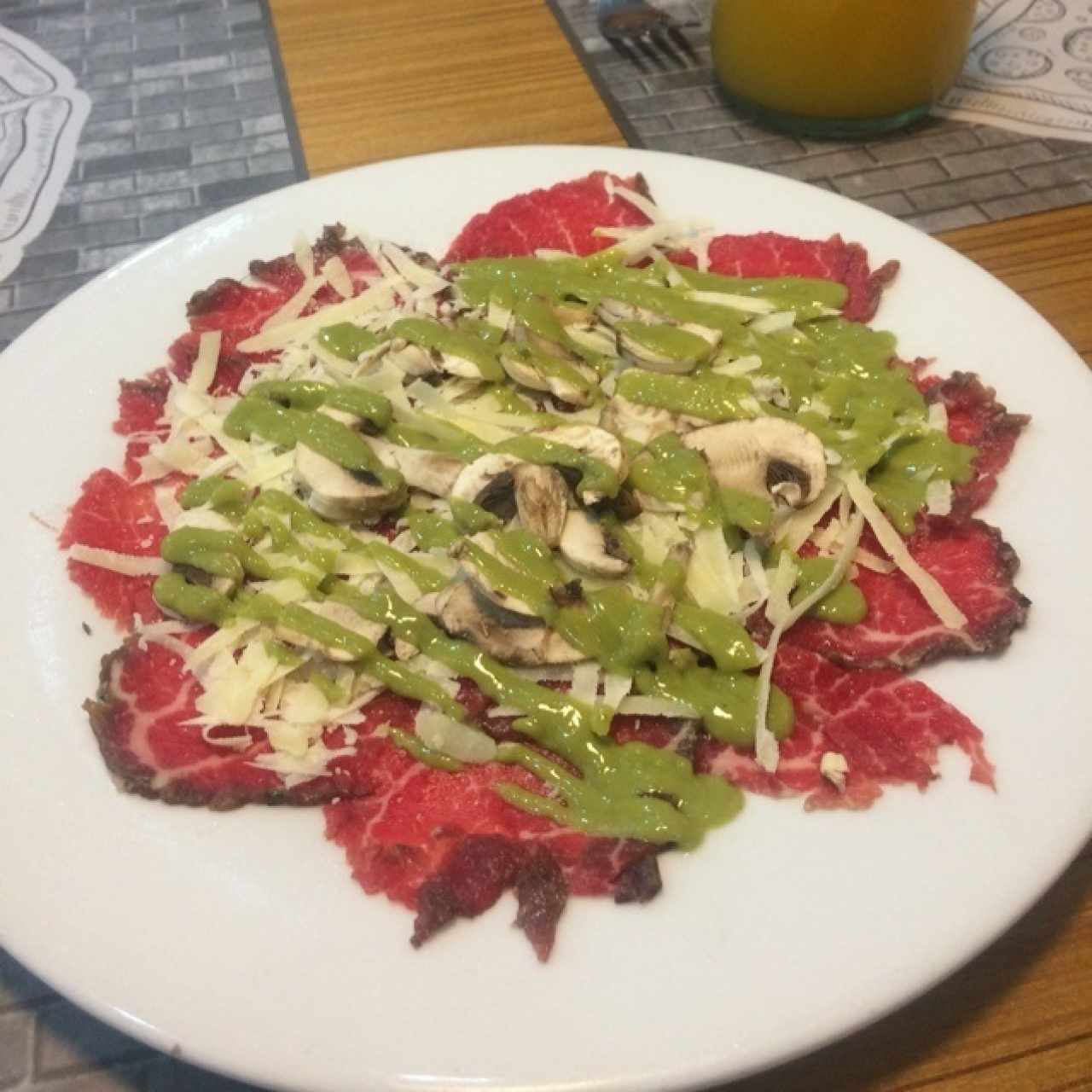 Carpaccio de Lomito mínimo
