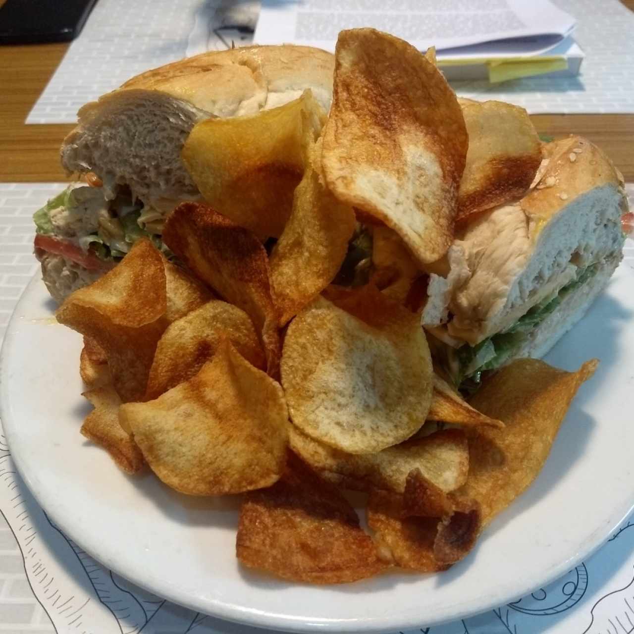 Sandwich de atún